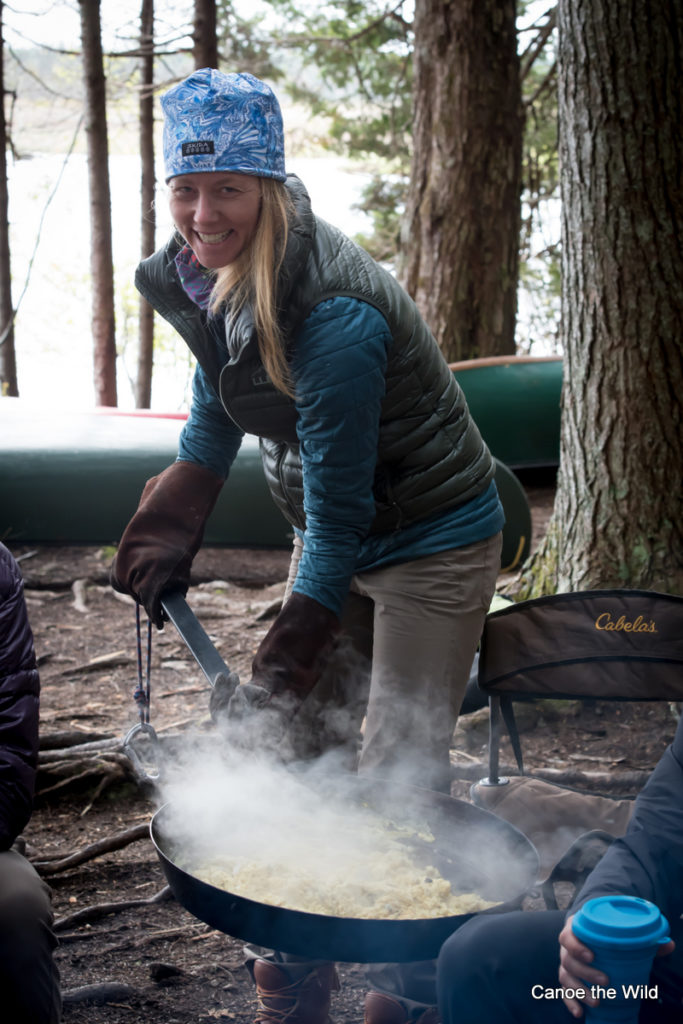 Canoe camp cooking Canoe the Wild