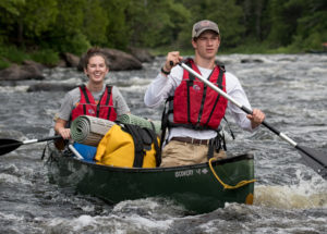 Maine vacation ideas, whitewater canoeing, East Branch Penobscot River, Kathahdin Woods and Waters, Family adventure vacation, weekend getaways