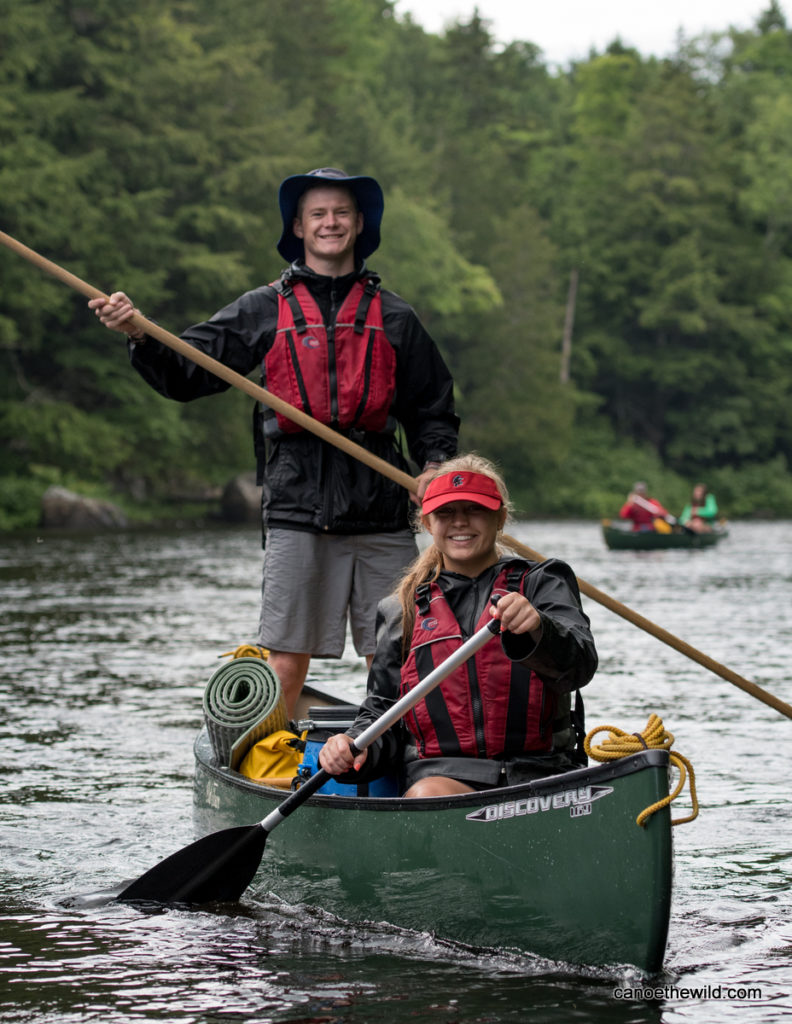 East Penobscot Canoe poling Canoe the Wild