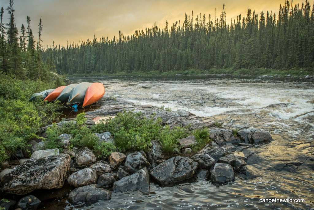 scenic canoe trip in Canada Canoe the Wild