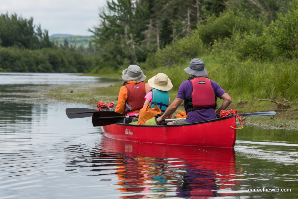 maine family canoe trips Canoe the Wild