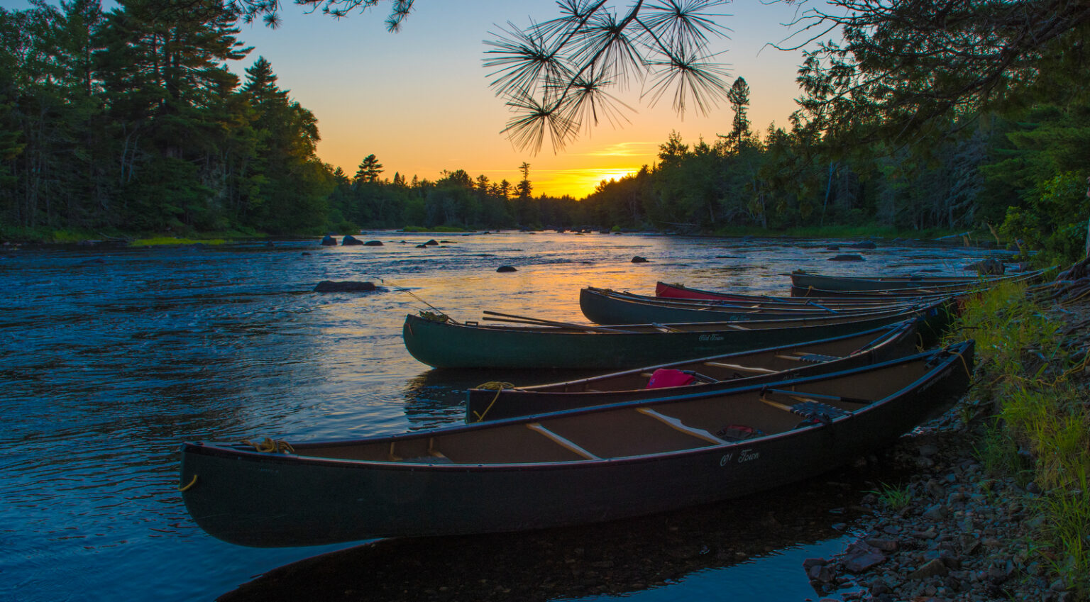 Maine family canoe trips Canoe the Wild