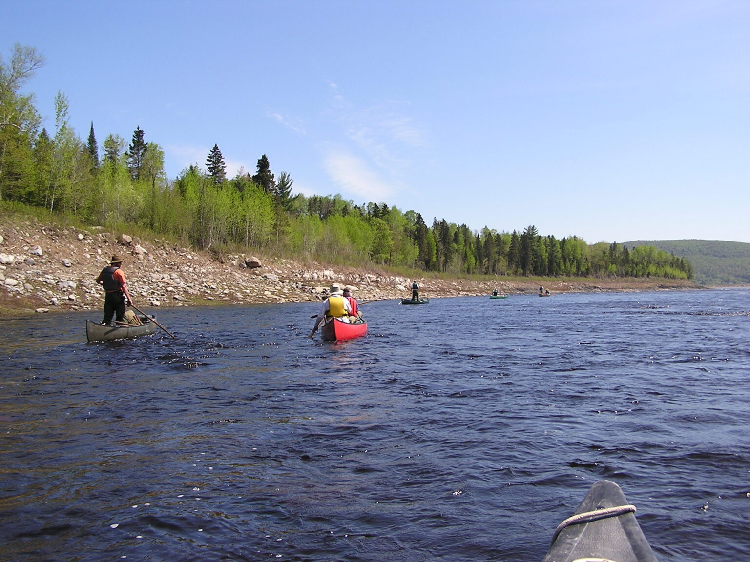 Canoeing the St John River in Maine Canoe the Wild