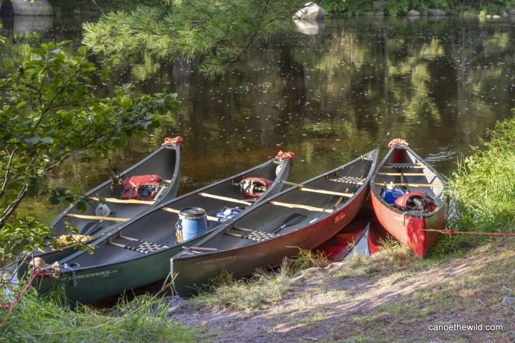 Old town Canoes on the St. Croix Canoe the Wild